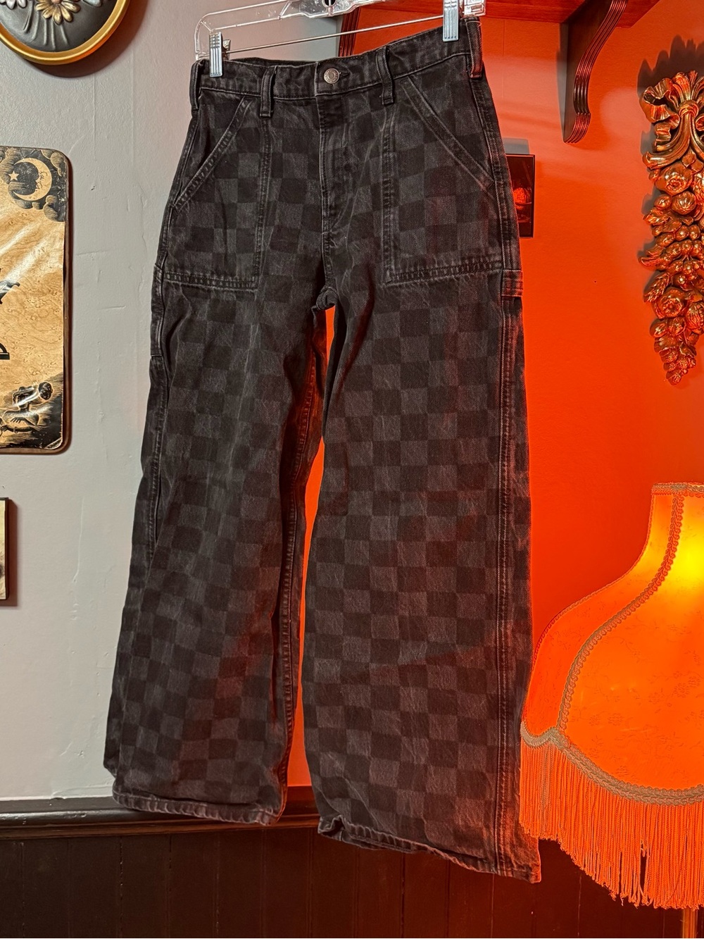 GAP Black Wide Stride Jeans